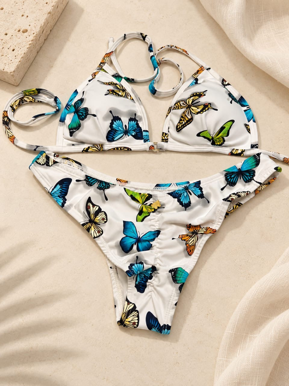 Butterfly Lift Triangle Bikini Set
