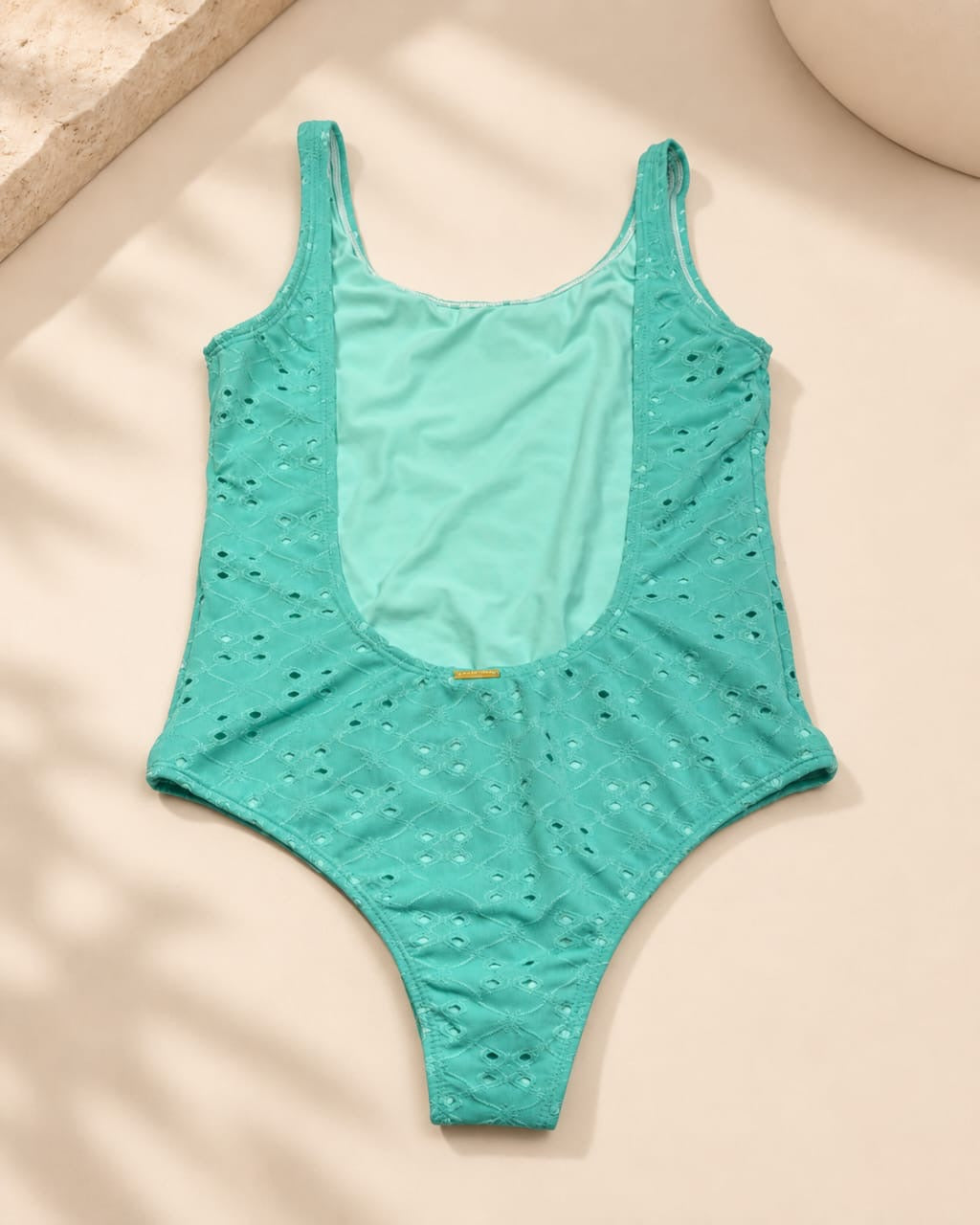 Aqua Lace One-Piece Swimsuit – Eyelet Lesy