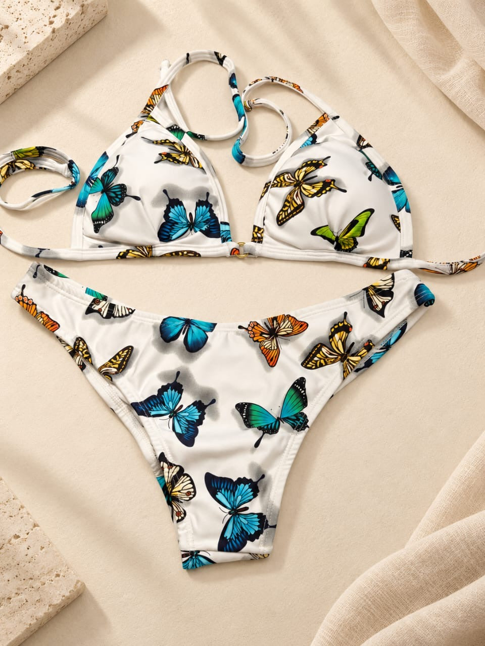 Butterfly Lift Triangle Bikini Set