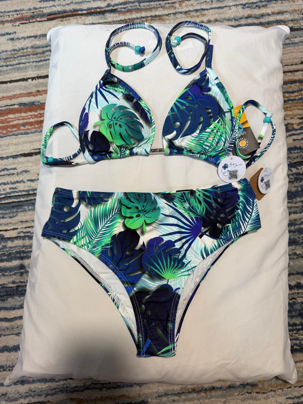 Tropical Breeze High-Waisted Bikini Set